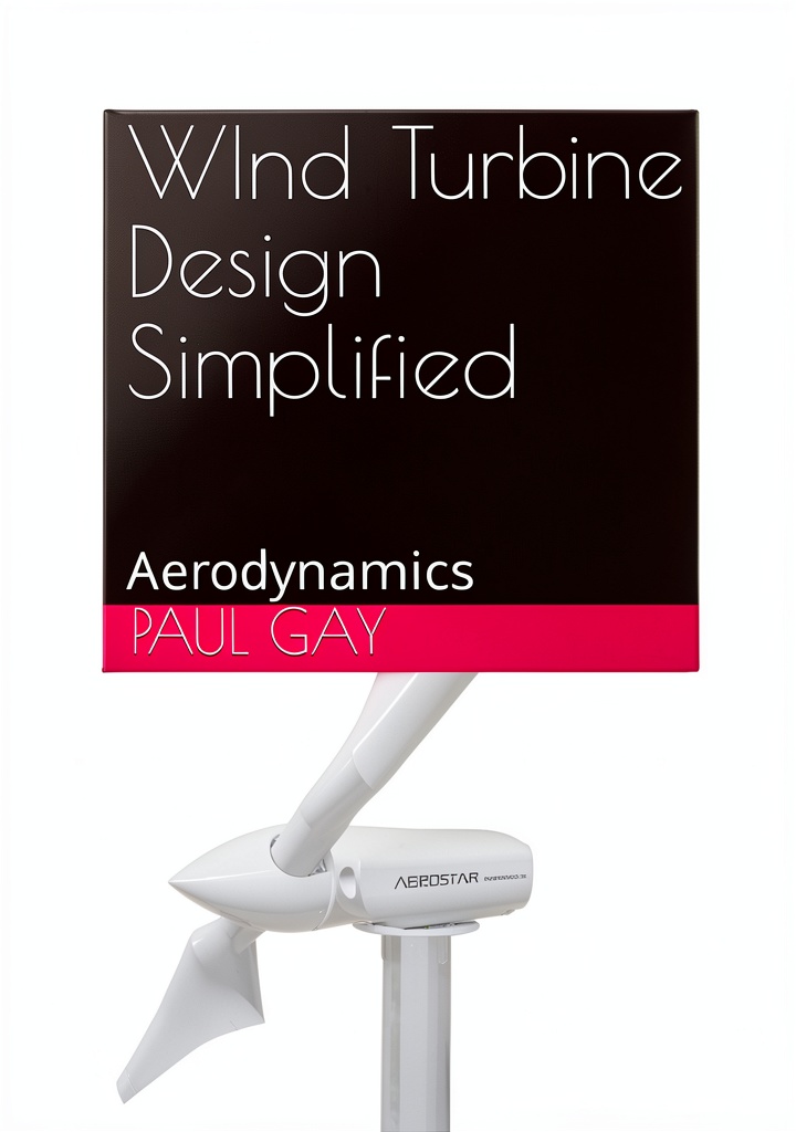 Installing Wind Turbine Design Simplified eBook – 106‑Page Guide for Engineers on a wooden desk