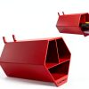 Peg Board Tool Storage EZRED EZP6PK 16-Piece Adjustable Red Organizer-4
