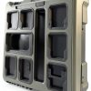 StealthMounts Mounting Cleats for Milwaukee Packout 12 Pack Black ABS-1