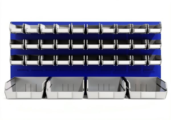 Louvered Panel Triton Products LVP-2 24x48 Blue Steel-5