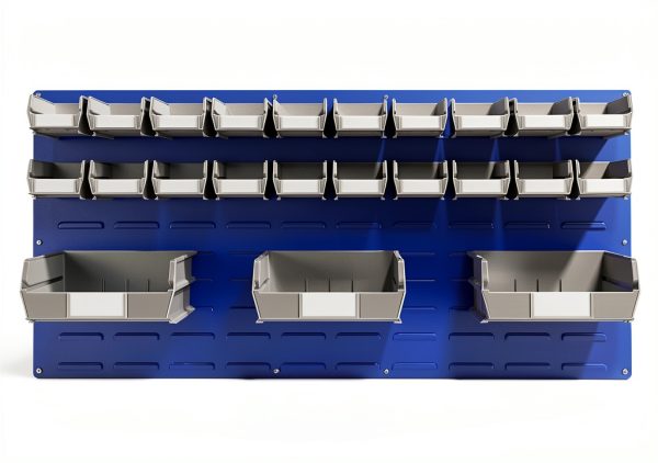 Louvered Panel Triton Products LVP-2 24x48 Blue Steel-6