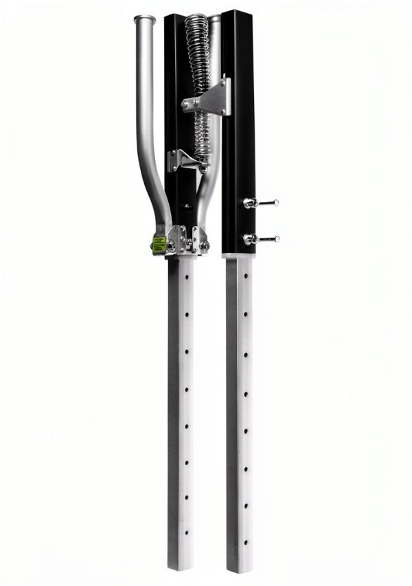 Drywall Stilts GypTool Pro 48"-64" Adjustable Aluminum Stilt Set Black-4