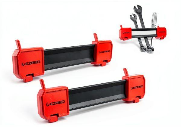 Peg Board Tool Storage EZRED EZP6PK 16-Piece Adjustable Red Organizer-7