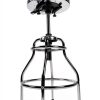 The Original Pink Box Swivel Shop Stool Chrome Legs Adjustable Height-6