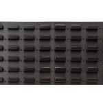 Durham LPW-34.5X12-95 Louvered Panel, Wall, (2) 17.25" x 12" Panels, Gray, 2" Height, 35" Width, 12" Length-0