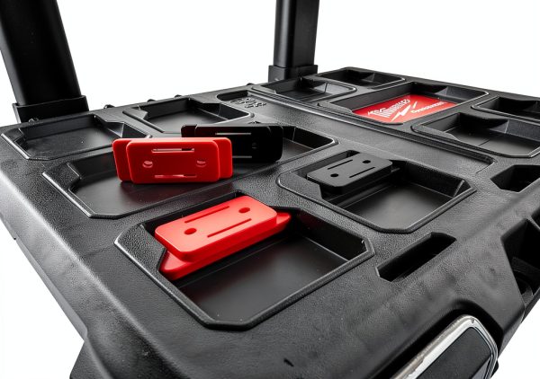 StealthMounts Mounting Feet for Milwaukee Packout 8-Pack Red-1