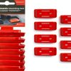 StealthMounts Mounting Feet for Milwaukee Packout 8-Pack Red-0