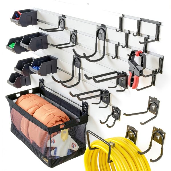Gladiator Accessory Starter Kit Deluxe Granite Wall-Mount Hook Set-1