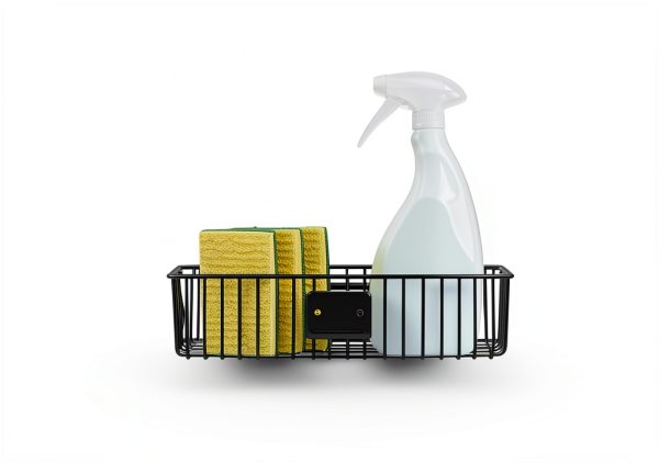 HandiWall Small Basket - 3 Inch x 12 Inch (Pack of Two) for Storage on Garage Slatwall Panels-0