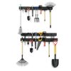 Garage Tool Organizer 48" Wall Mount XUUHOOG - Duty Steel Hooks 350lb-5