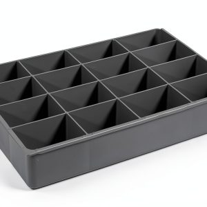 Durham 229-95-16-IND Small, 16 Compartment Insert, Gray-0