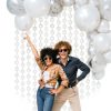 KatchOn Disco Ball Photo Booth Props Silver Pack of 2 - Disco-6