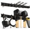 Garage Tool Organizer 48" Wall Mount XUUHOOG - Duty Steel Hooks 350lb-0