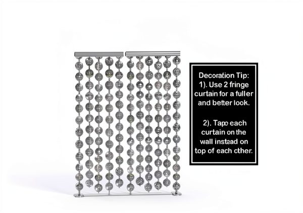 KatchOn Disco Ball Photo Booth Props Silver Pack of 2 - Disco-1