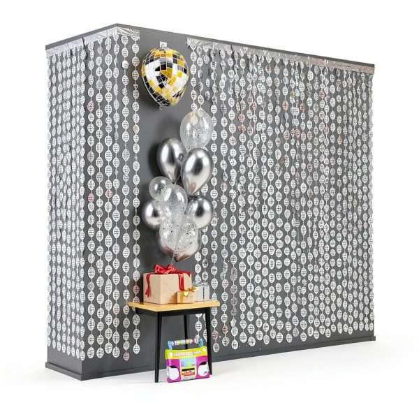 KatchOn Disco Ball Photo Booth Props Silver Pack of 2 - Disco-0