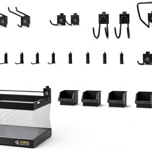 Gladiator Accessory Starter Kit Deluxe Granite Wall-Mount Hook Set-0