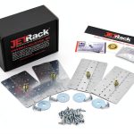 Universal Mounting Kit Rack Track 4‑Piece Wall‑Mount Steel Plates-0