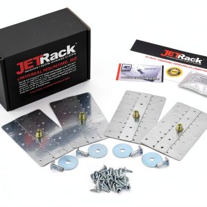 Universal Mounting Kit Rack Track 4‑Piece Wall‑Mount Steel Plates-0