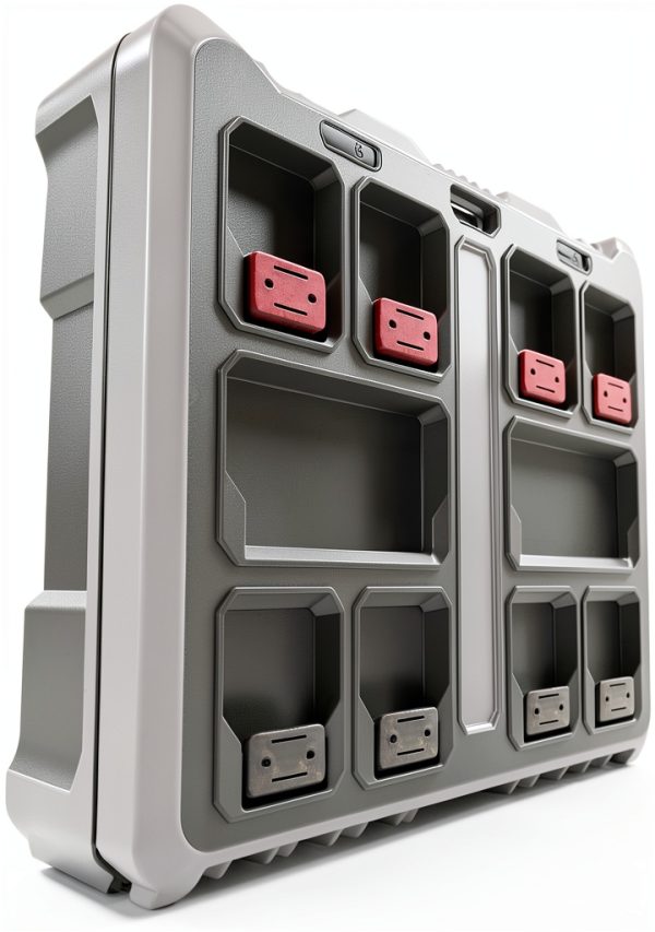 StealthMounts Packout Feet 8 Pack ABS Mounts for Milwaukee System-1