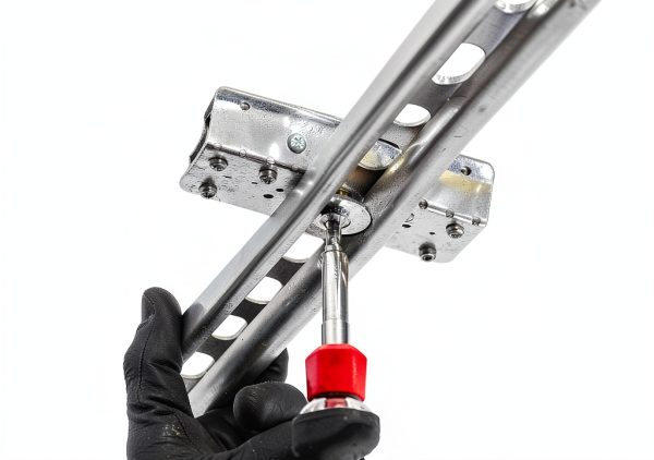 Universal Mounting Kit Rack Track 4‑Piece Wall‑Mount Steel Plates-1