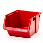 VersaTrack™ Plastic Bin 2-Pack by Craftsman - Red Adjustable Storage-0
