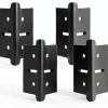 4 Pcs 1.5 in Post Coupling Compatible with Muscle Rack, Post Coupler, Post Connector Only Compatible with 1.5 in Wide Muscle Rack, 3.95 x 1.68 x 1.68 in-7