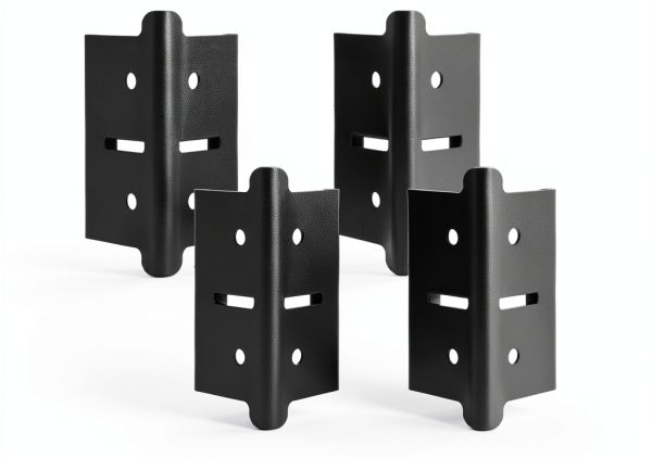 4 Pcs 1.5 in Post Coupling Compatible with Muscle Rack, Post Coupler, Post Connector Only Compatible with 1.5 in Wide Muscle Rack, 3.95 x 1.68 x 1.68 in-7