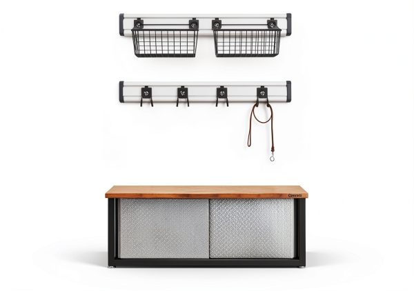 Gladiator 4' Wide GearTrack® Channels for Garage Storage, Light Gray-7