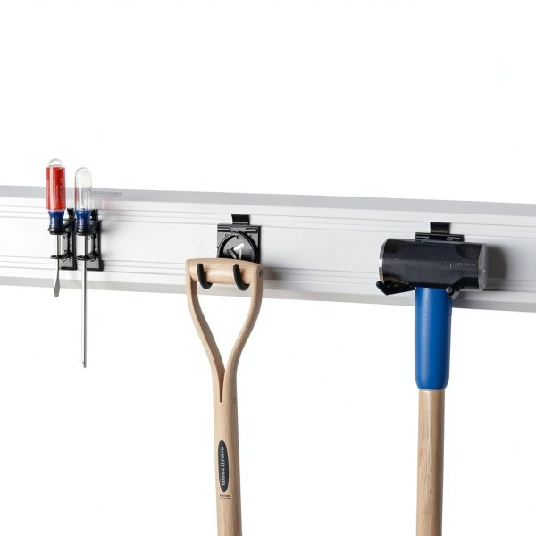 Gladiator 4' Wide GearTrack® Channels for Garage Storage, Light Gray-5